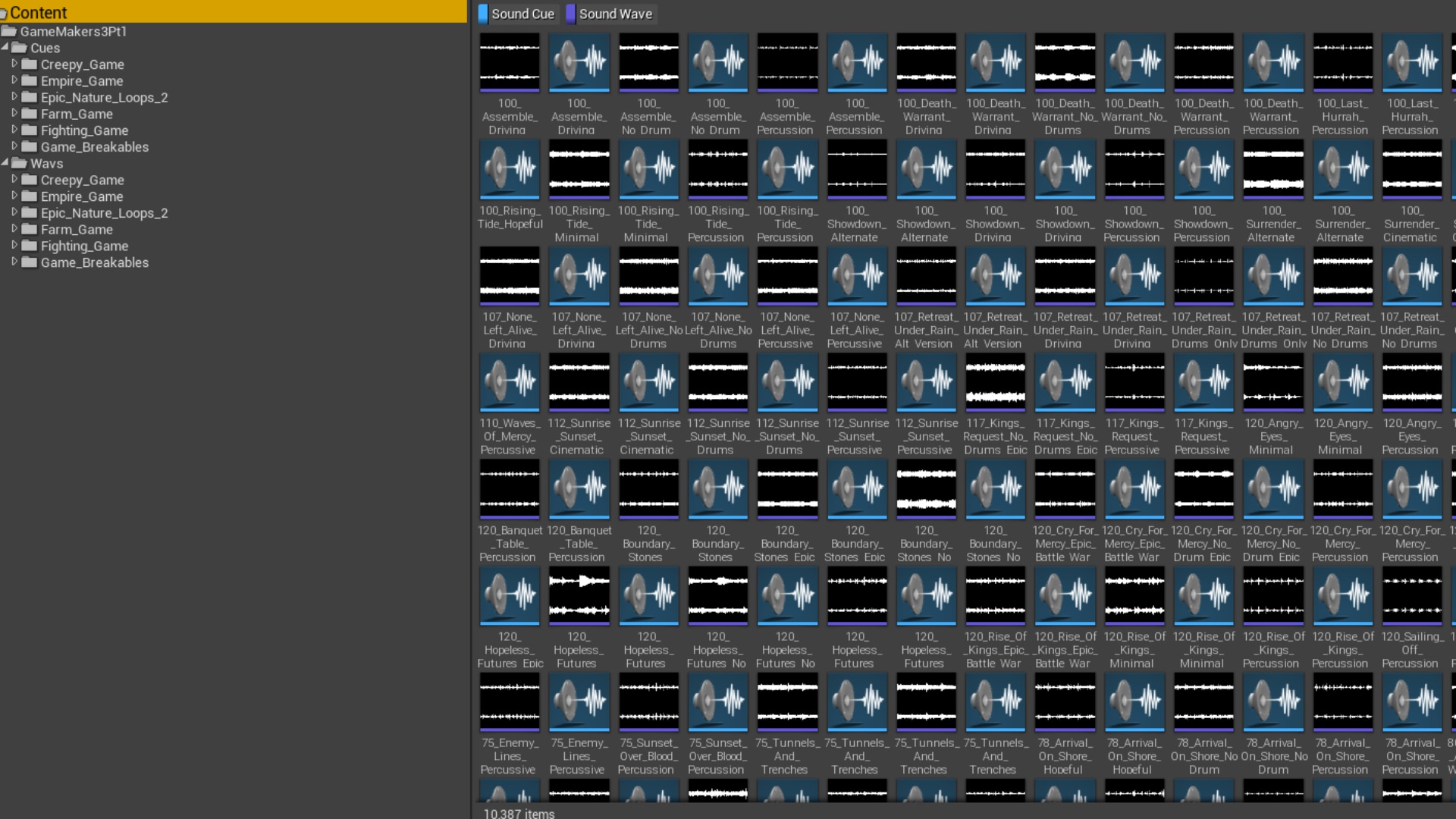 Game Makers Sound Effects Kit 3 Pt.1 in Sound Effects UE Marketplace